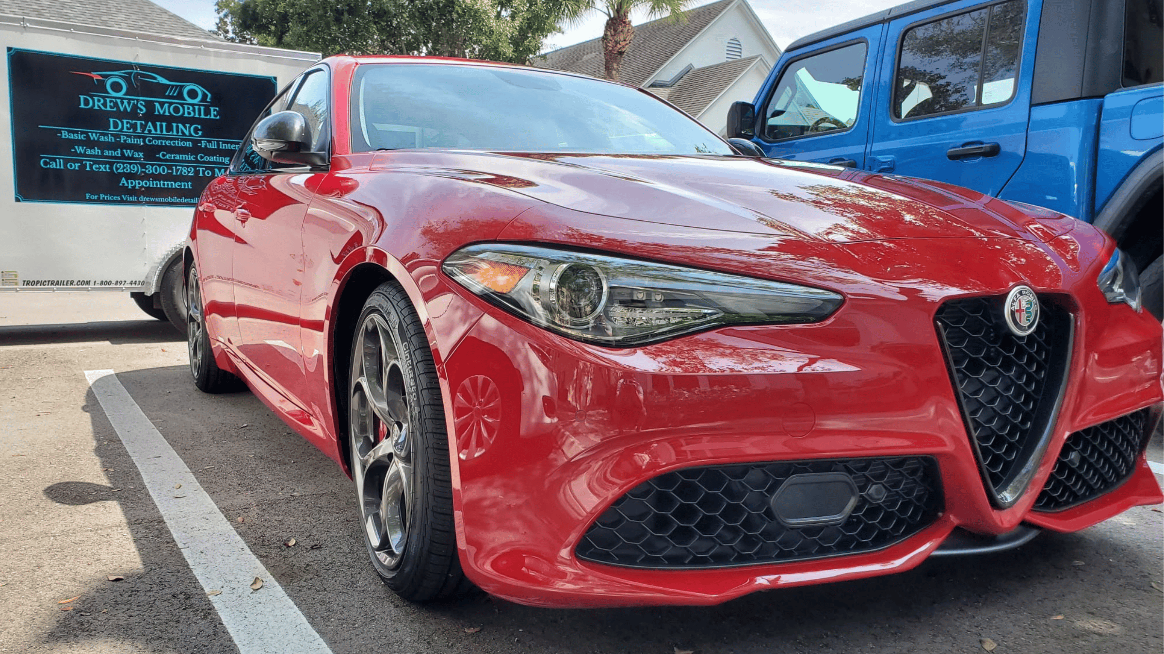 Drew's Mobile Detailing hero background